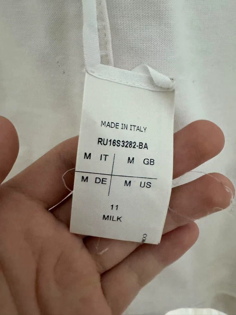 Rick Owens Rick Owens White milk short sleeve 2504-Nextarrow Size US M / EU 48-50 / 2 - 3 Thumbnail