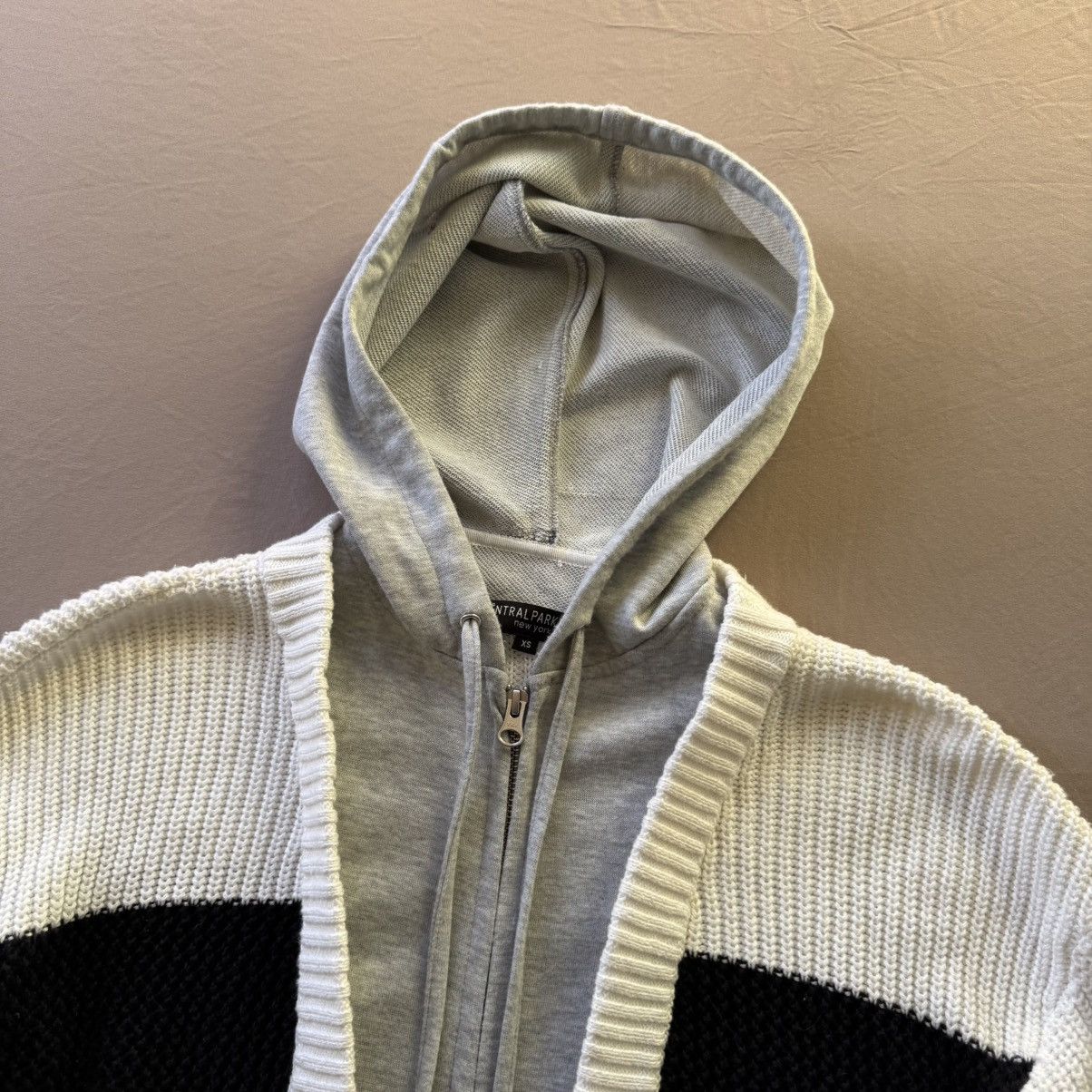 Central Park West Anthropologie CENTRAL PARK WEST Striped Dickey Knit Cardigan Size XS / US 0-2 / IT 36-38 - 3 Thumbnail