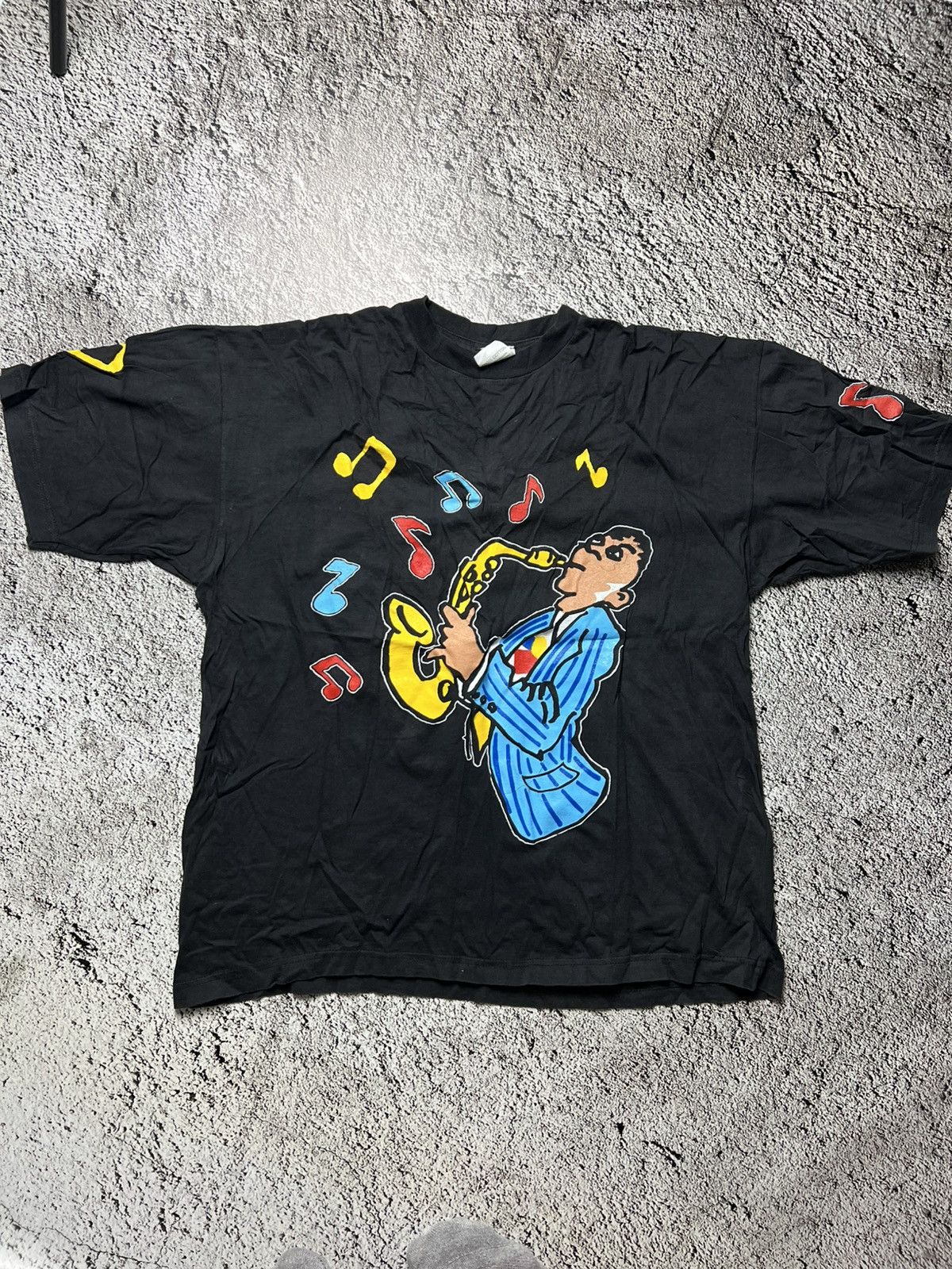 Band Tees VTG 90’s Five Guys named Moe all over print overprinted tee Size US XL / EU 56 / 4 - 1 Thumbnail