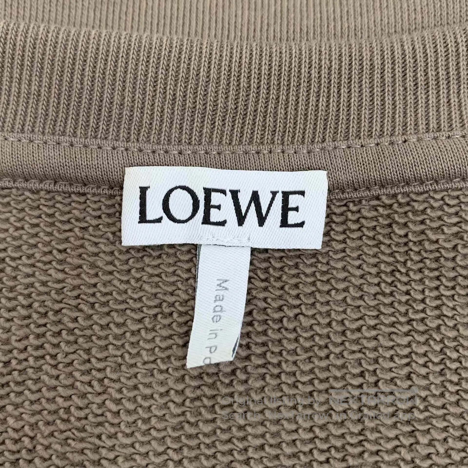 Loewe Loewe Caramel logo embroidery cotton round neck long sleev Size US M / EU 48-50 / 2 - 5 Thumbnail