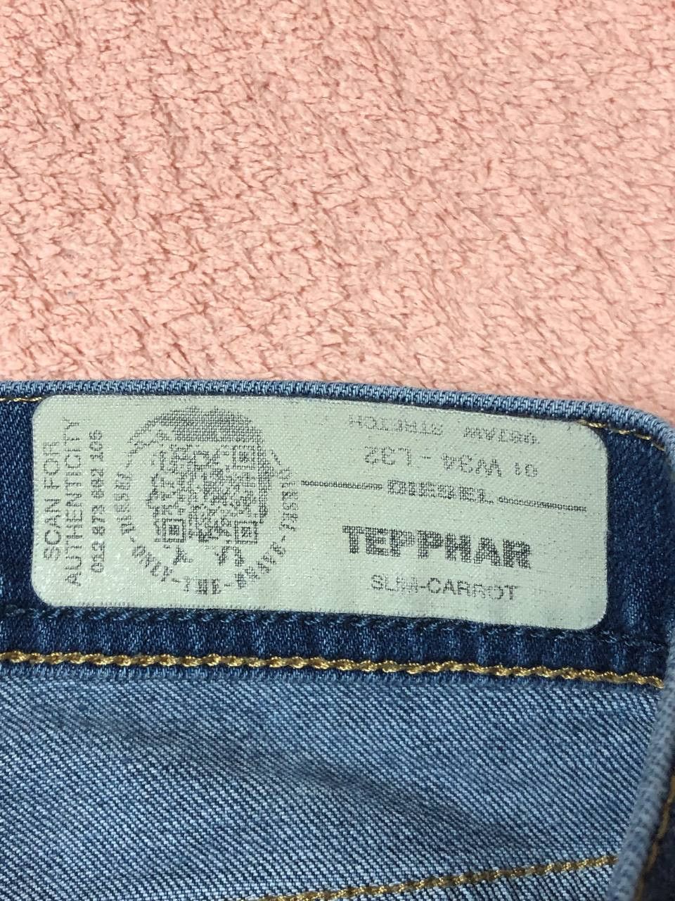 Diesel × Japanese Brand Vintage Diesel TEPPHAR Y2K distressed denim pants Size US 34 / EU 50 - 2 Thumbnail