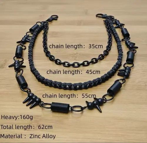 Jewelry Fujisawa x Kyono Layered Punk Pant Chain Size ONE SIZE - 4 Thumbnail