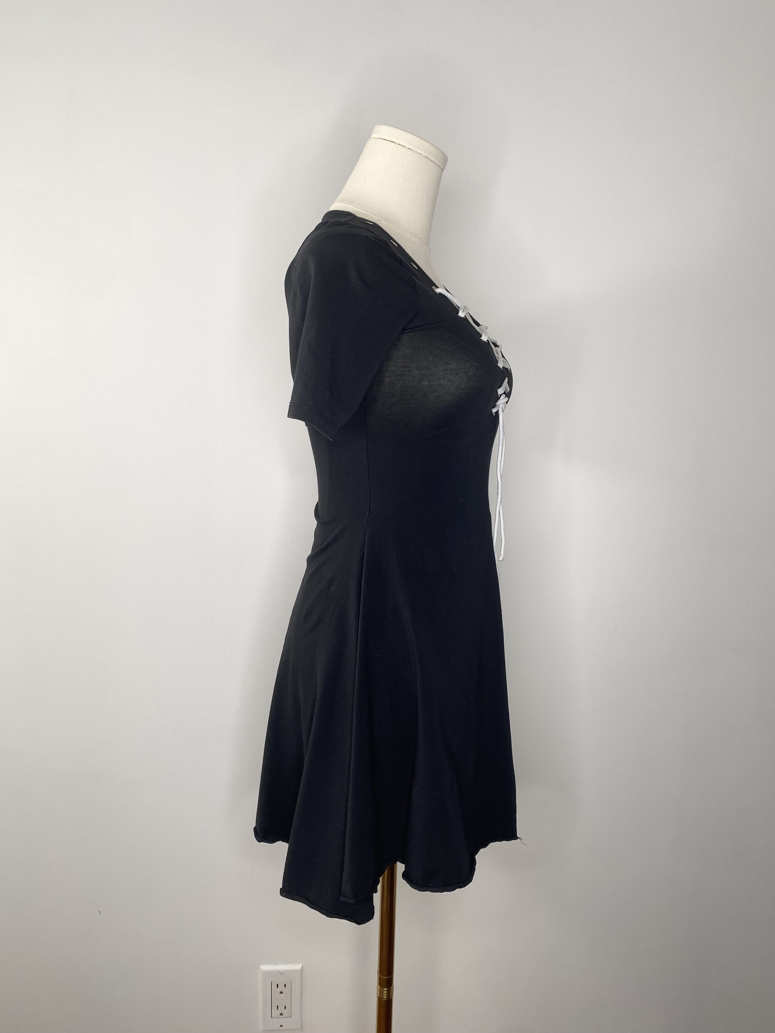 Dolls Kill Current Mood Dollskill Black Lace-up Dress Size S / US 4 / IT 40 - 3 Thumbnail