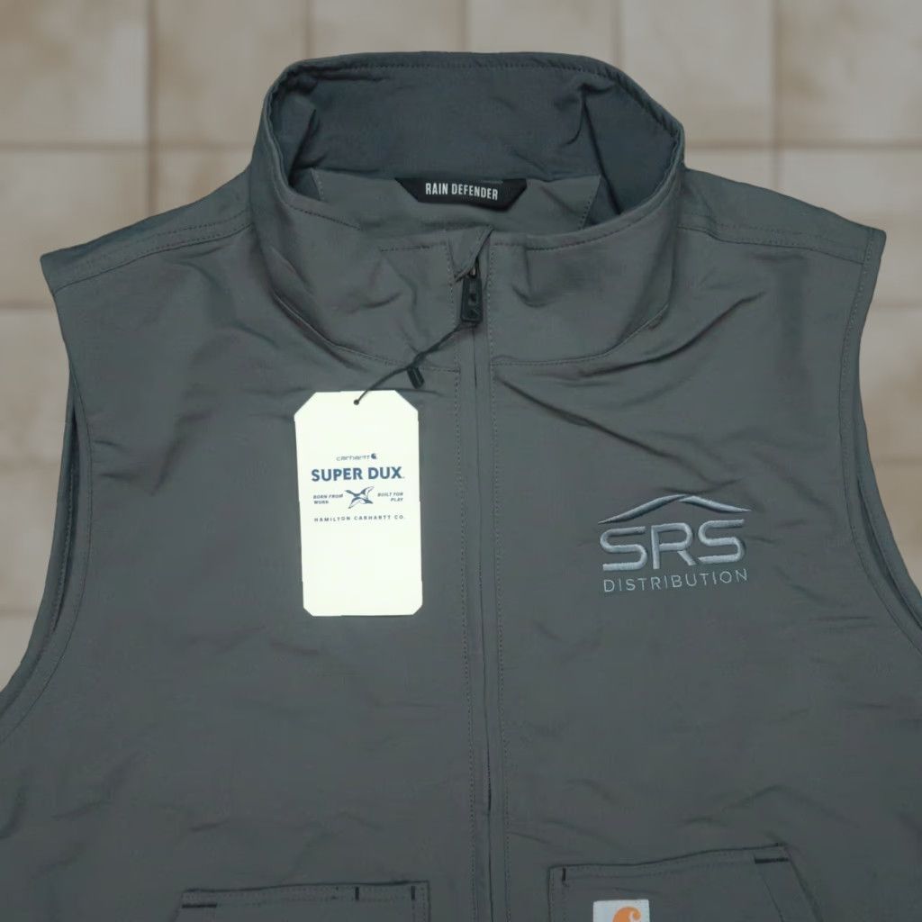 Carhartt Carhartt Vest Mens XL Gray Rain Defender Softshell Zip NWT Front Pockets Full Zip Lined Casual Workwear 90s? Size US XL / EU 56 / 4 - 1 Thumbnail