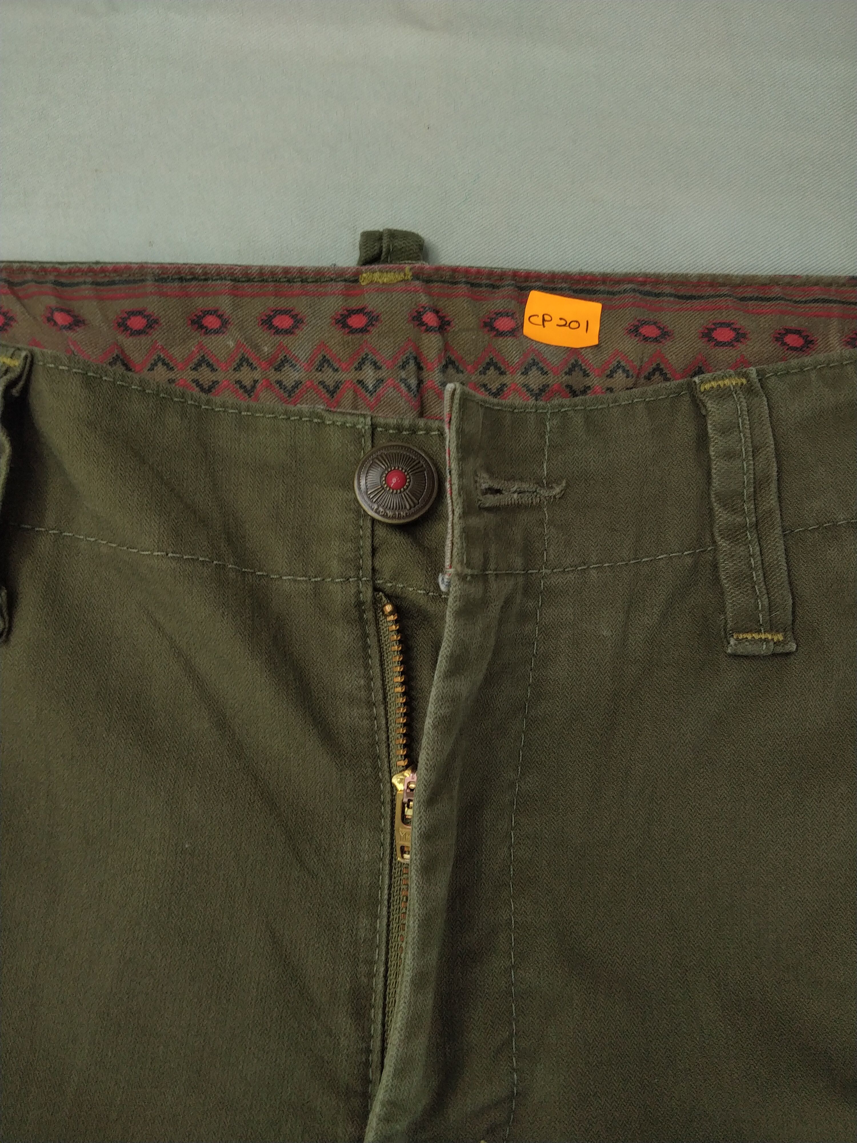 Japanese Brand Edwin Cargo Multi Pocket Pants 36x28.5 -CP201 Size US 36 / EU 52 - 7 Thumbnail