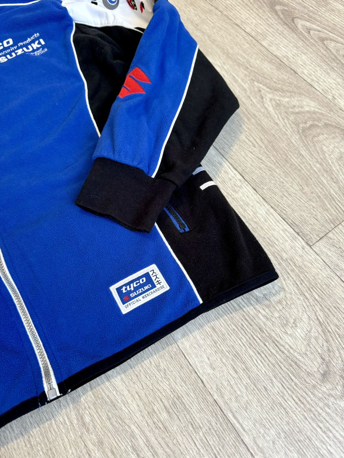 Vintage 🔷Vintage Suzuki Racing Fleece Jacket 90s🔷 Size US S / EU 44-46 / 1 - 5 Thumbnail