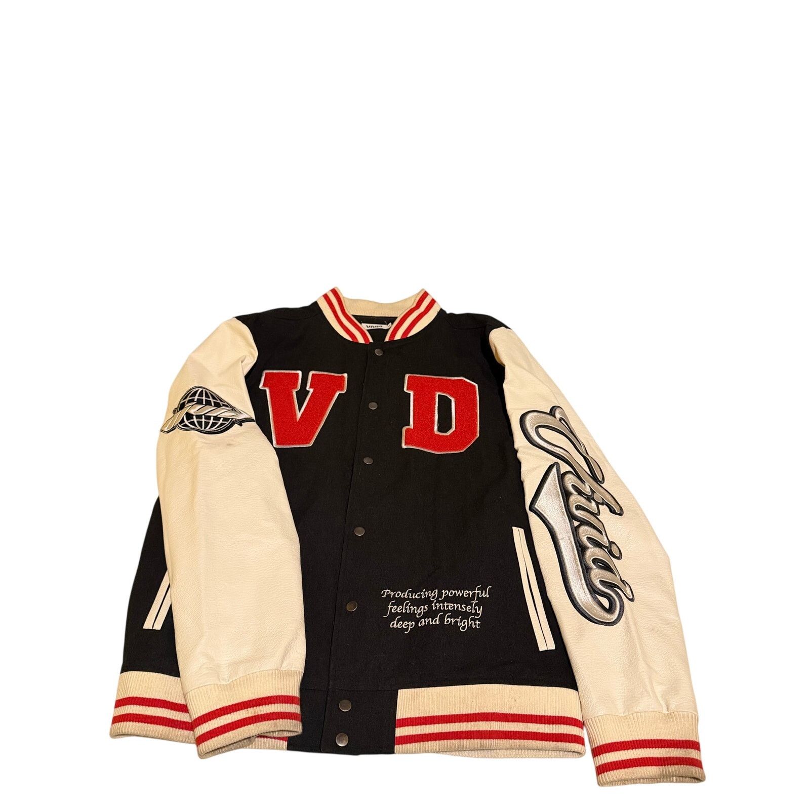 Other Vivid Varsity Letterman Jacket light wear black/red/white XL Size US XL / EU 56 / 4 - 1 Thumbnail