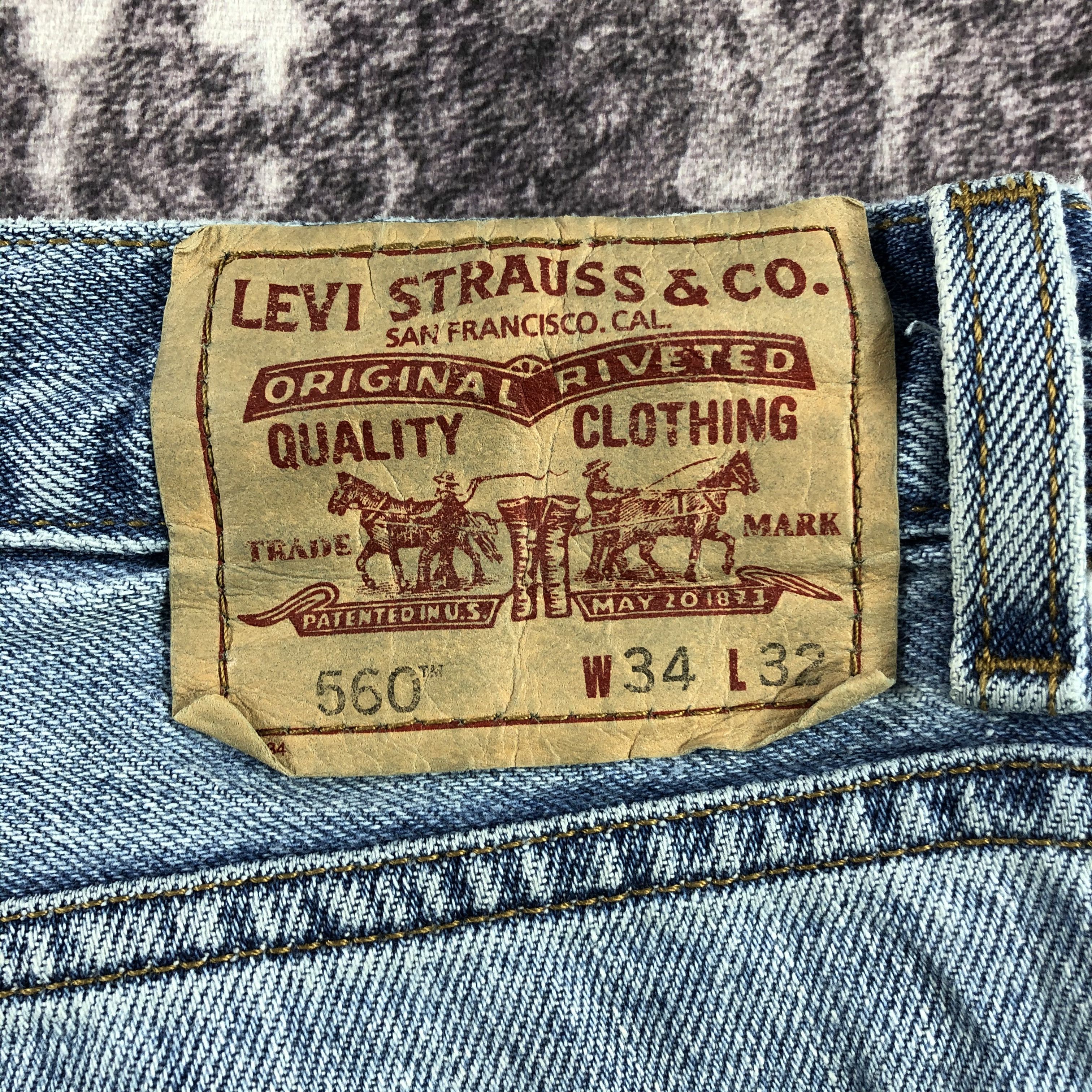 Levi's × Vintage Vintage Blue Wash Levis 560 Jeans-JM3142 Size US 34 / EU 50 - 6 Thumbnail