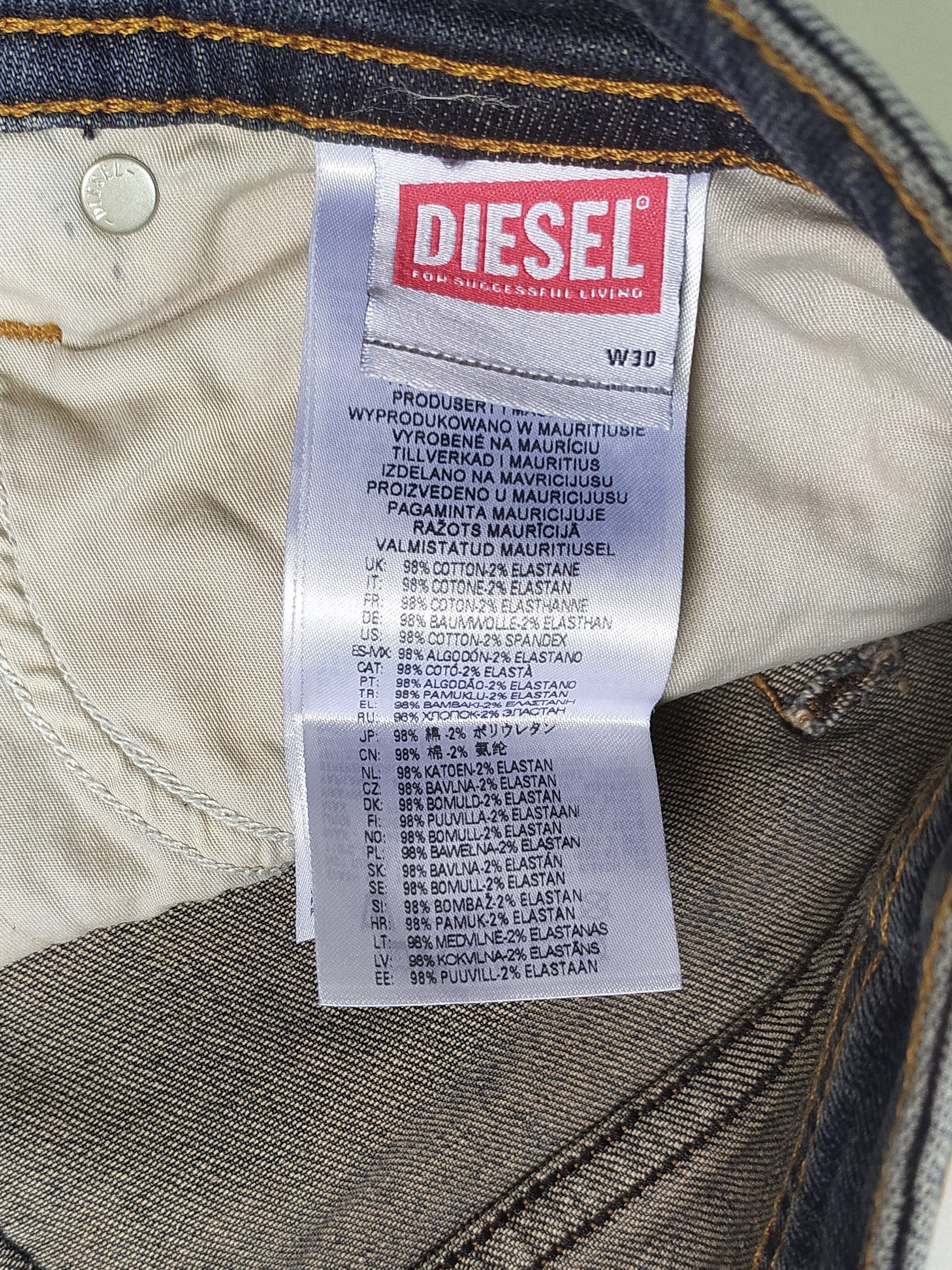 Diesel Diesel Bluster - RM051 Men's Jeans Free Shipping T/ 9826 Size US 30 / EU 46 - 7 Thumbnail