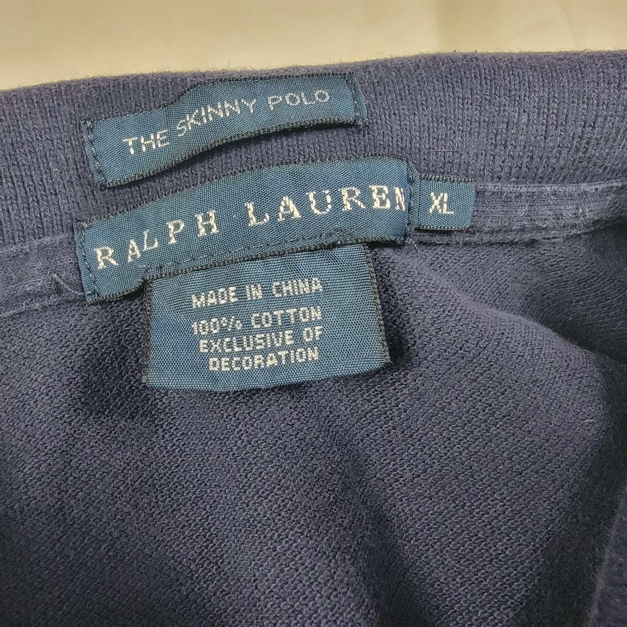 Polo Ralph Lauren Ralph Lauren Womens XL Navy Blue Summer Event The Skinny Pol Size XL / US 12-14 / IT 48-50 - 4 Thumbnail