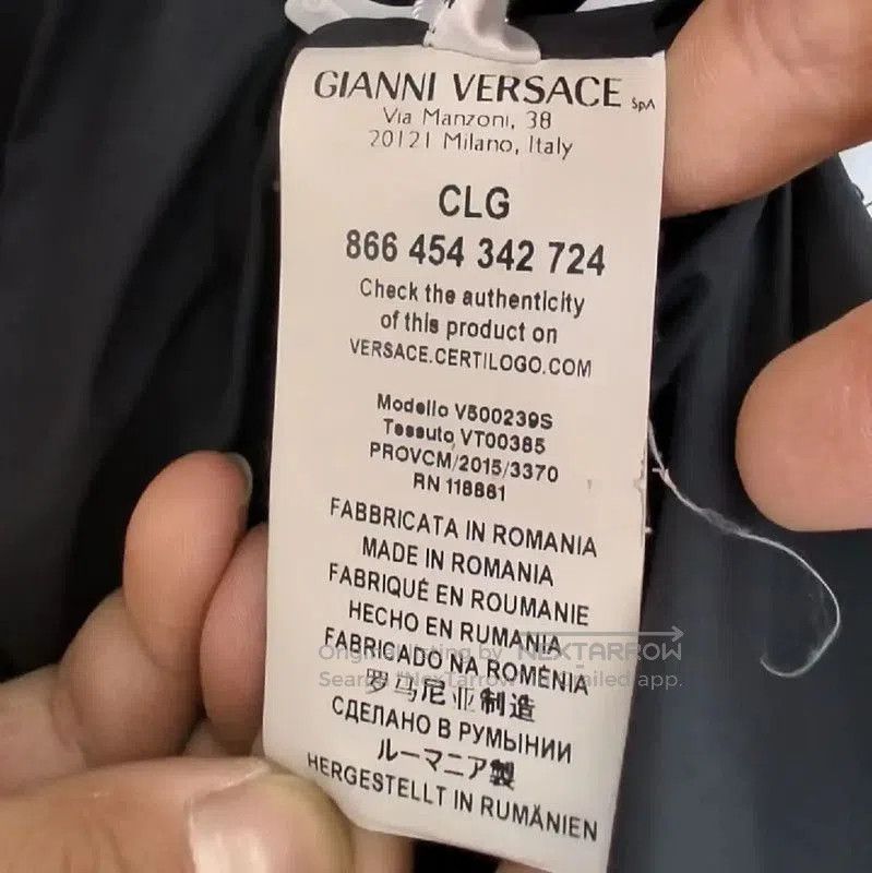 Versace Versace Men's Dark Blue Jacket Size L . Size US L / EU 52-54 / 3 - 5 Thumbnail
