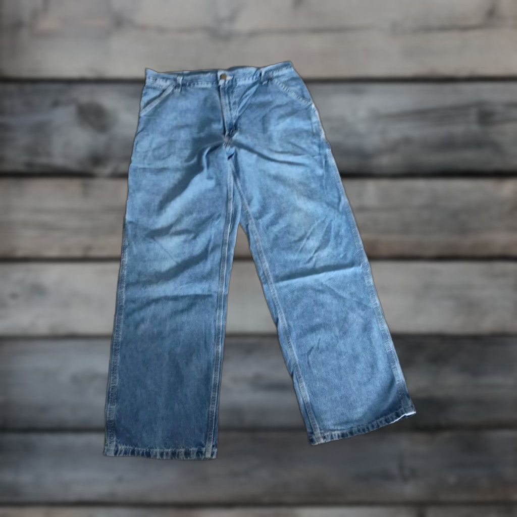 Carhartt VINTAGE Carhartt Jeans Men 36x29 Denim Carpenter Workwear Regular Fit Blue 2000s Size US 36 / EU 52 - 1 Thumbnail