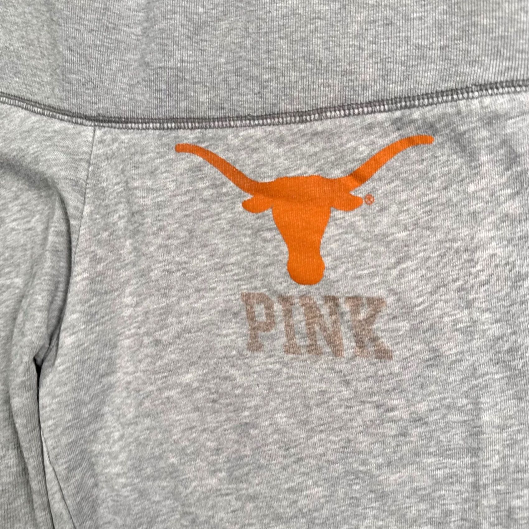 Vintage VINTAGE PINK UT Longhorns Sweatpants Womens M Gray Wide-Leg Y2K Lounge Victoria's Secret PINK Track Pants Women Mens النفس Size 32" / US 10 / IT 46 - 3 Thumbnail