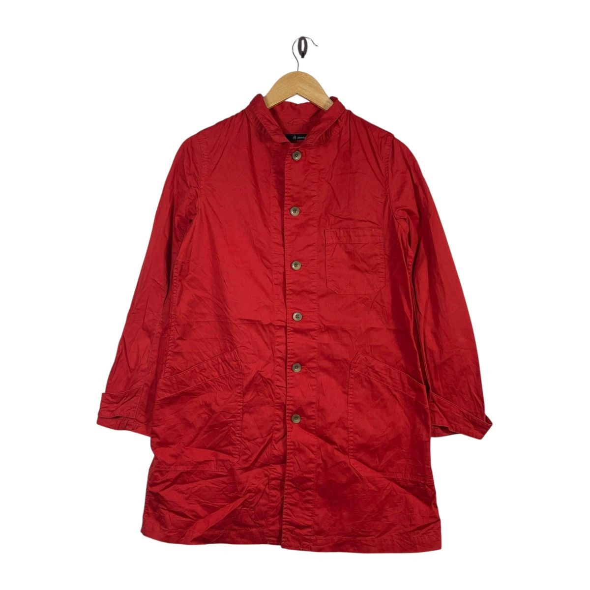 Johnbull Johnbull Red Cotton Shop Coat Lightweight Work Jacket Size US M / EU 48-50 / 2 - 1 Thumbnail