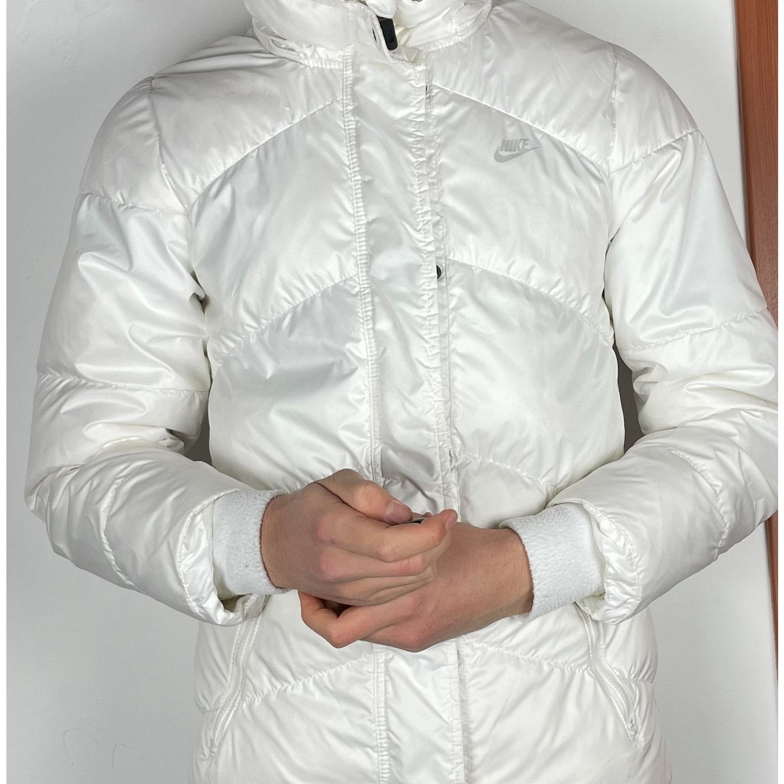 Nike × Vintage Nike Sportswear 550 Adults Full Zip Puffer Jacket XS(0-2) Size XS / US 0-2 / IT 36-38 - 2 Thumbnail