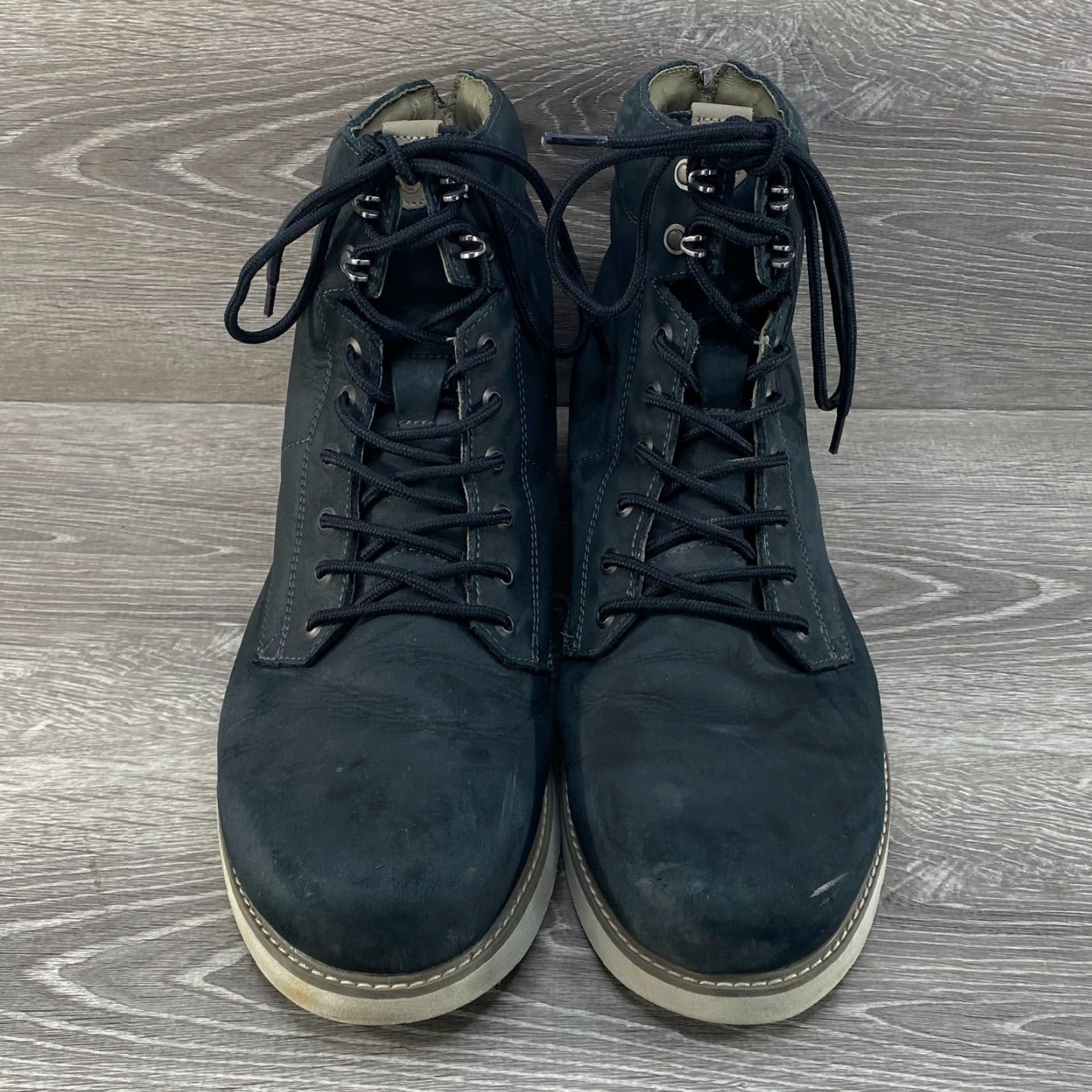 Volcom Volcom Mens 13 Black Leather Boot Smithington Vibram Sole Hiking Winter Boots Size US 12 / EU 45 - 3 Thumbnail