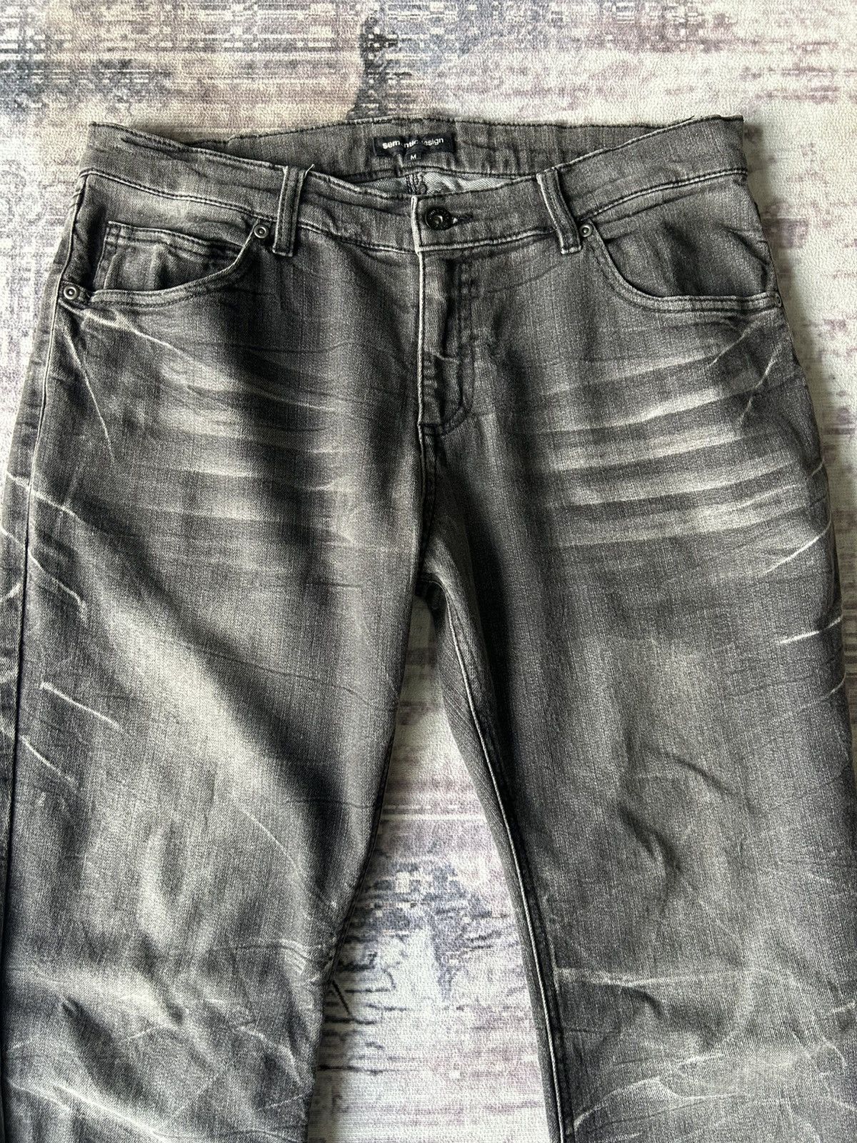 Tornado Mart Rockstar Curly Semanticdesign Mudwash Jeans Size US 32 / EU 48 - 4 Thumbnail