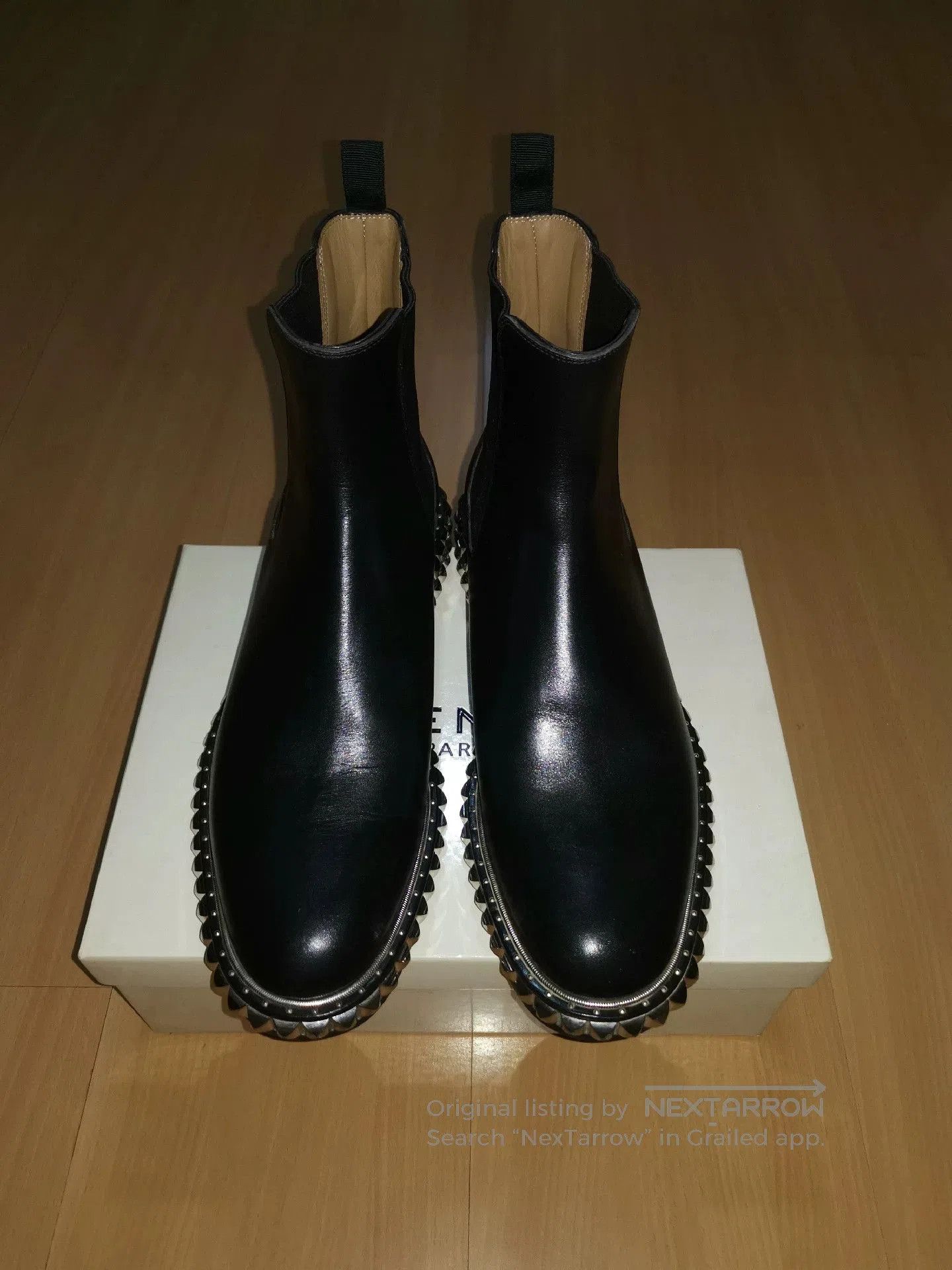 Christian Louboutin Christian Louboutin Studded Chelsea Ankle Boots. Size US 10.5 / EU 43-44 - 2 Thumbnail