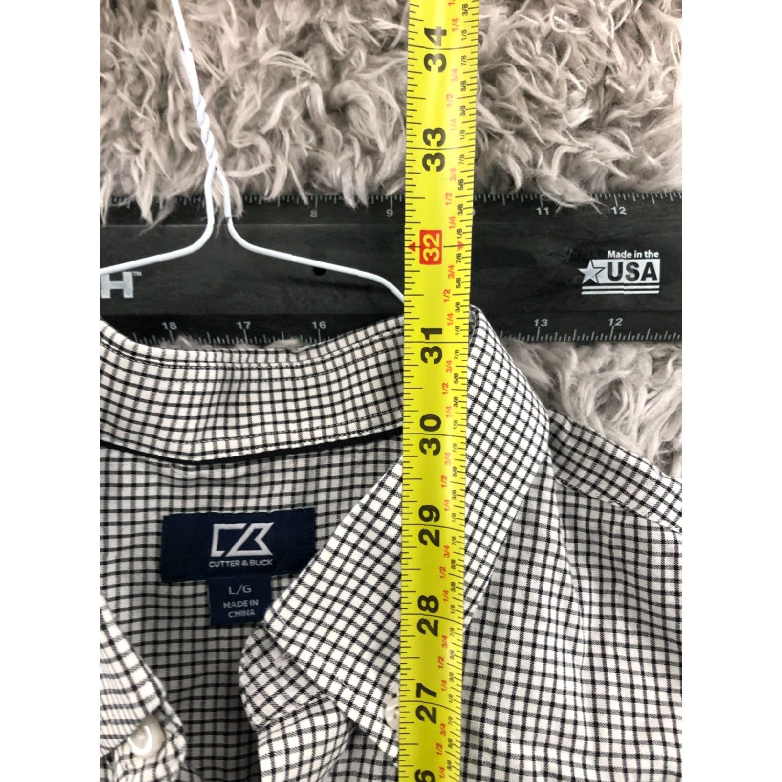 Cutter & Buck Cutter & Buck Shirt L Mens Long Sleeve Button-Down Collar Grid Check Vintage? No. Size US L / EU 52-54 / 3 - 5 Thumbnail