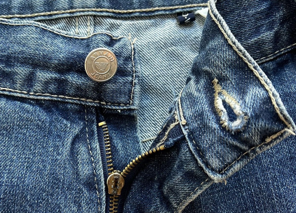 Armani × Vintage Vintage Armani Indigo Jeans Size US 44 / EU 60 - 14 Thumbnail