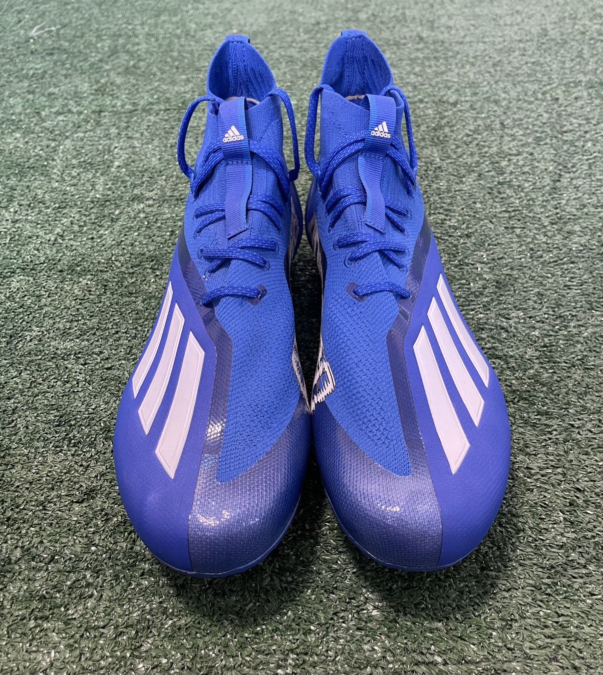 Adidas Adidas Adizero Primeknit “Royal Blue” Football Cleats Size US 13 / EU 46 - 2 Thumbnail