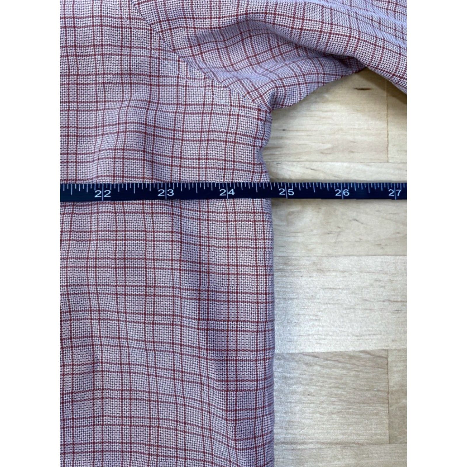 Billabong Billabong Red Plaid Button Down Short Sleeve T Shirt L Mens Regular Size Red Plaid Pattern 3083 Size US L / EU 52-54 / 3 - 5 Thumbnail
