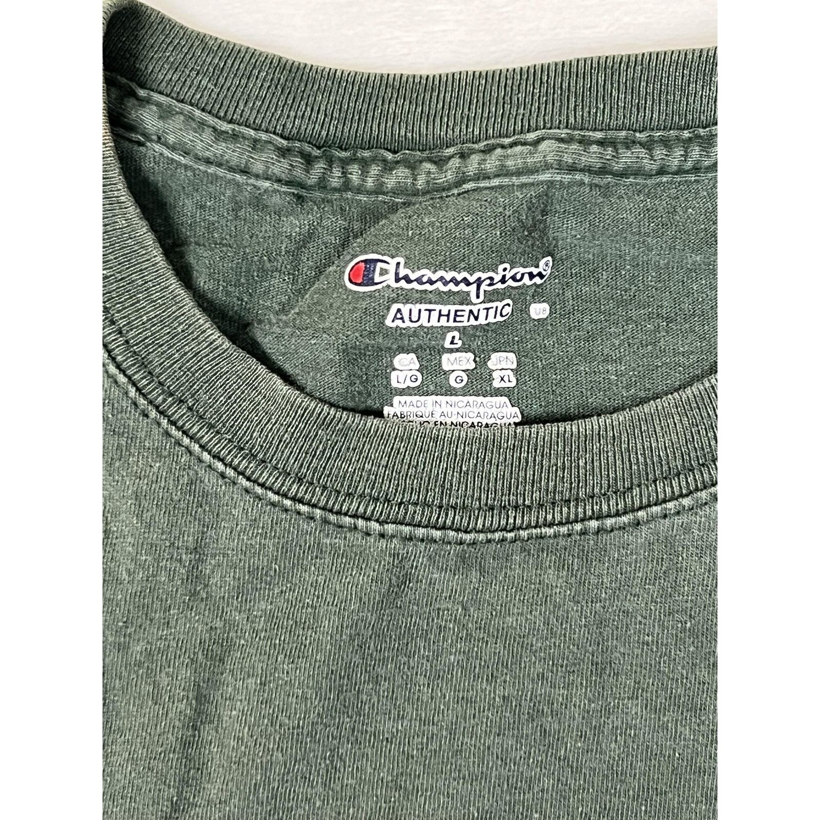Champion Vintage Cal Poly Mustangs Shirt Mens M/L Green NCAA Football Size US M / EU 48-50 / 2 - 3 Thumbnail
