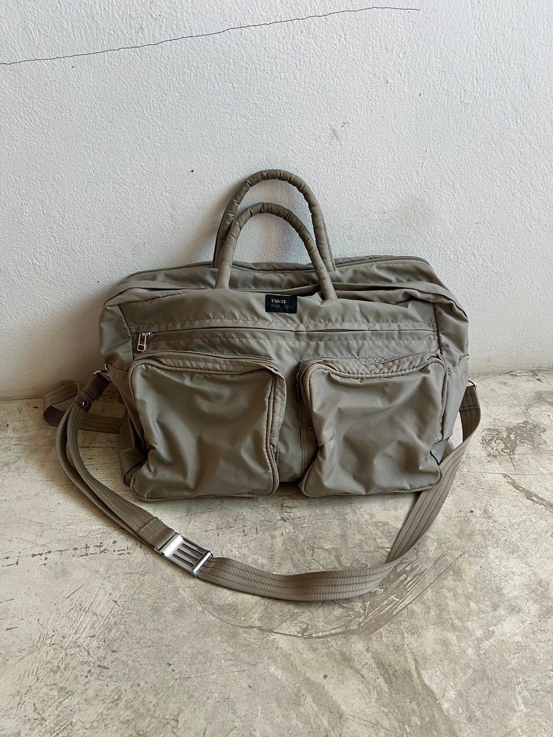 Yohji Yamamoto x YS Y'saccs Pour Femme Multi Pocket Nylon Sling/hand Bag in Brown, Men's