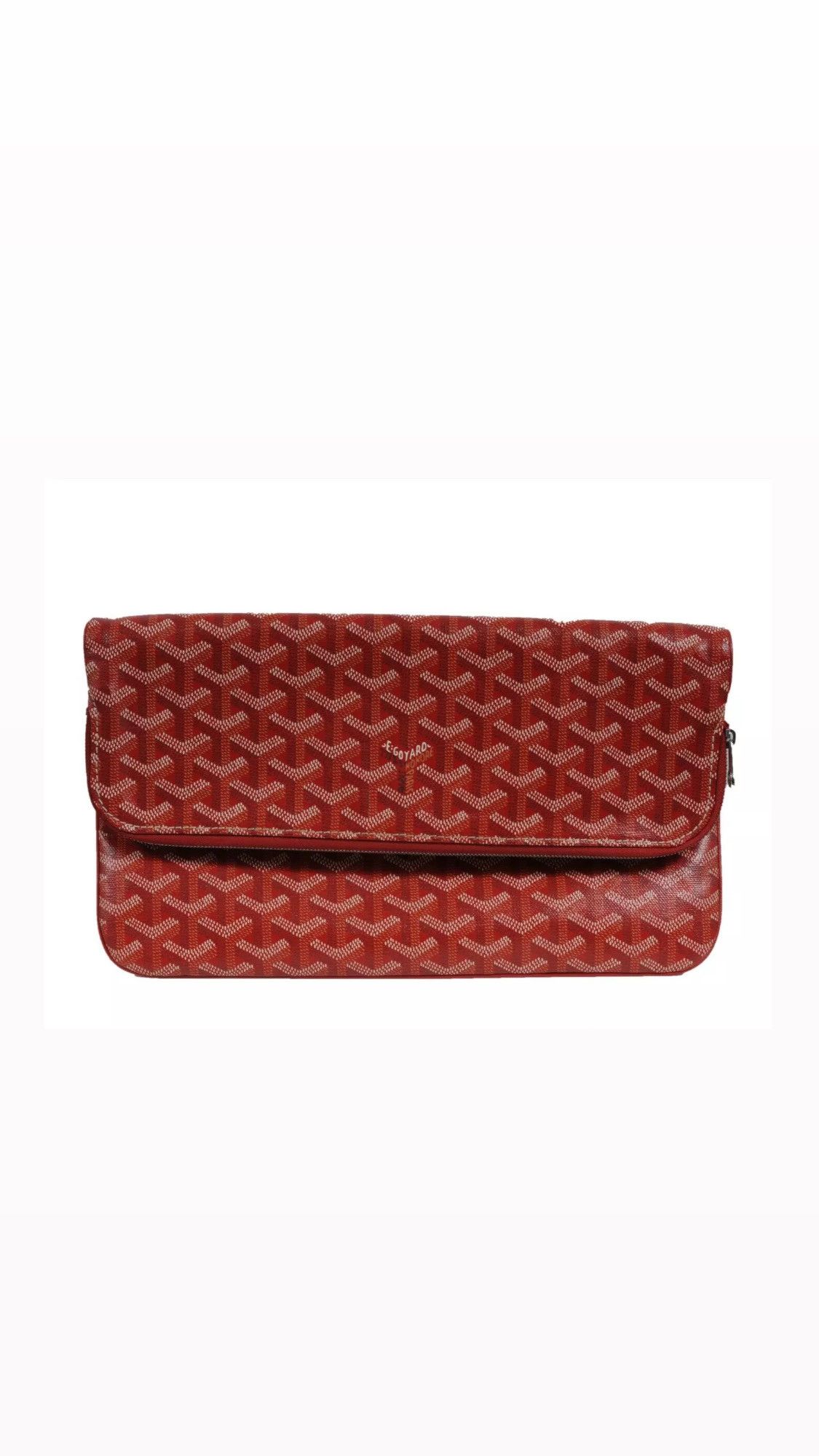 Goyard Saint Marie Clutch Bag Red Coated Canvas - 02250 Size ONE SIZE - 1 Thumbnail