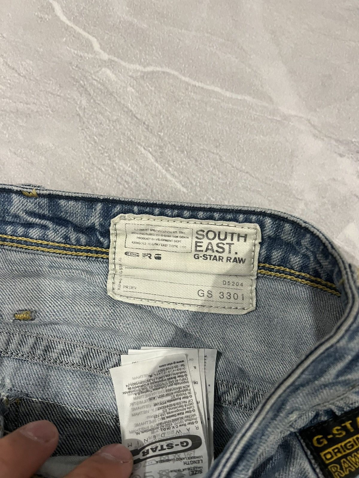 Vintage Faded Streetwear Vintage G-Star / Heavy Style Grunge 90s Size US 32 / EU 48 - 8 Thumbnail