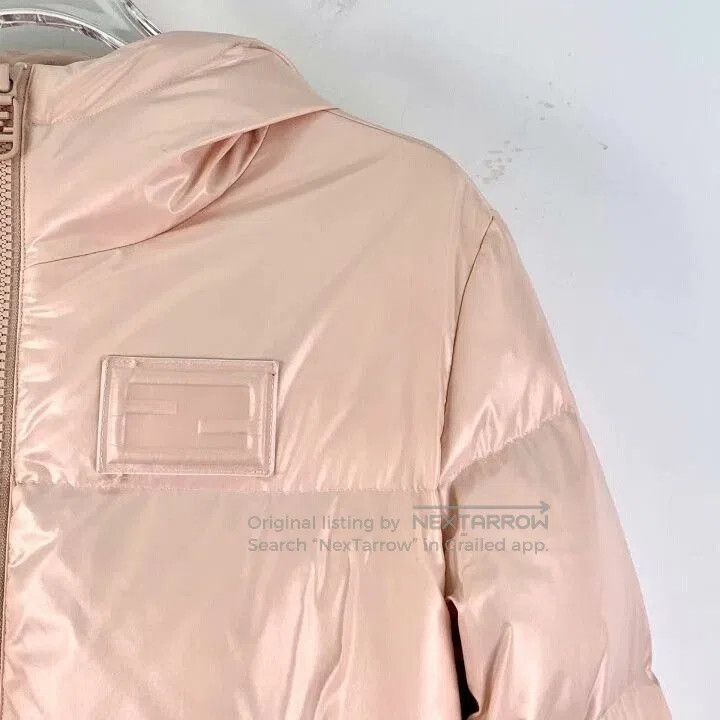 Fendi fendi pink hooded puffer jacket XS. Size US XS / EU 42 / 0 - 3 Thumbnail