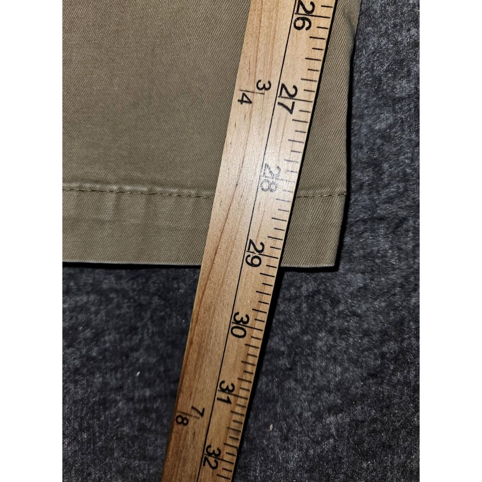 Banana Republic Banana Republic Fulton Skinny Chino Pants Mens 32x32 Beige Slim Stretch Cotton Spandex Business Casual Flat Front Zip Button Pockets Womens Size US 32 / EU 48 - 6 Thumbnail