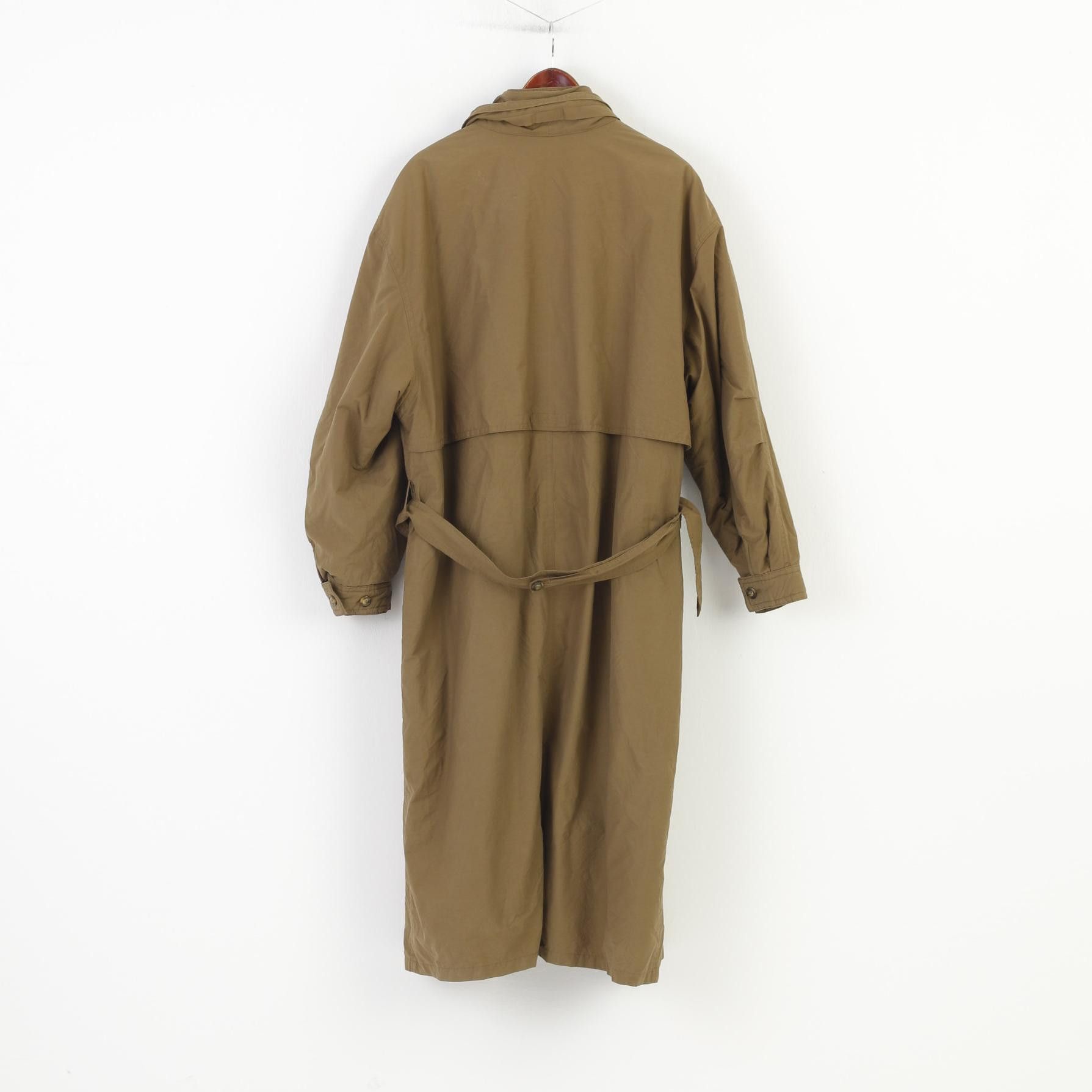 Bugatti Bugatti Men 52 XL Coat Khaki Cotton Full Zipper Vintage 0866 Size US XL / EU 56 / 4 - 9 Thumbnail