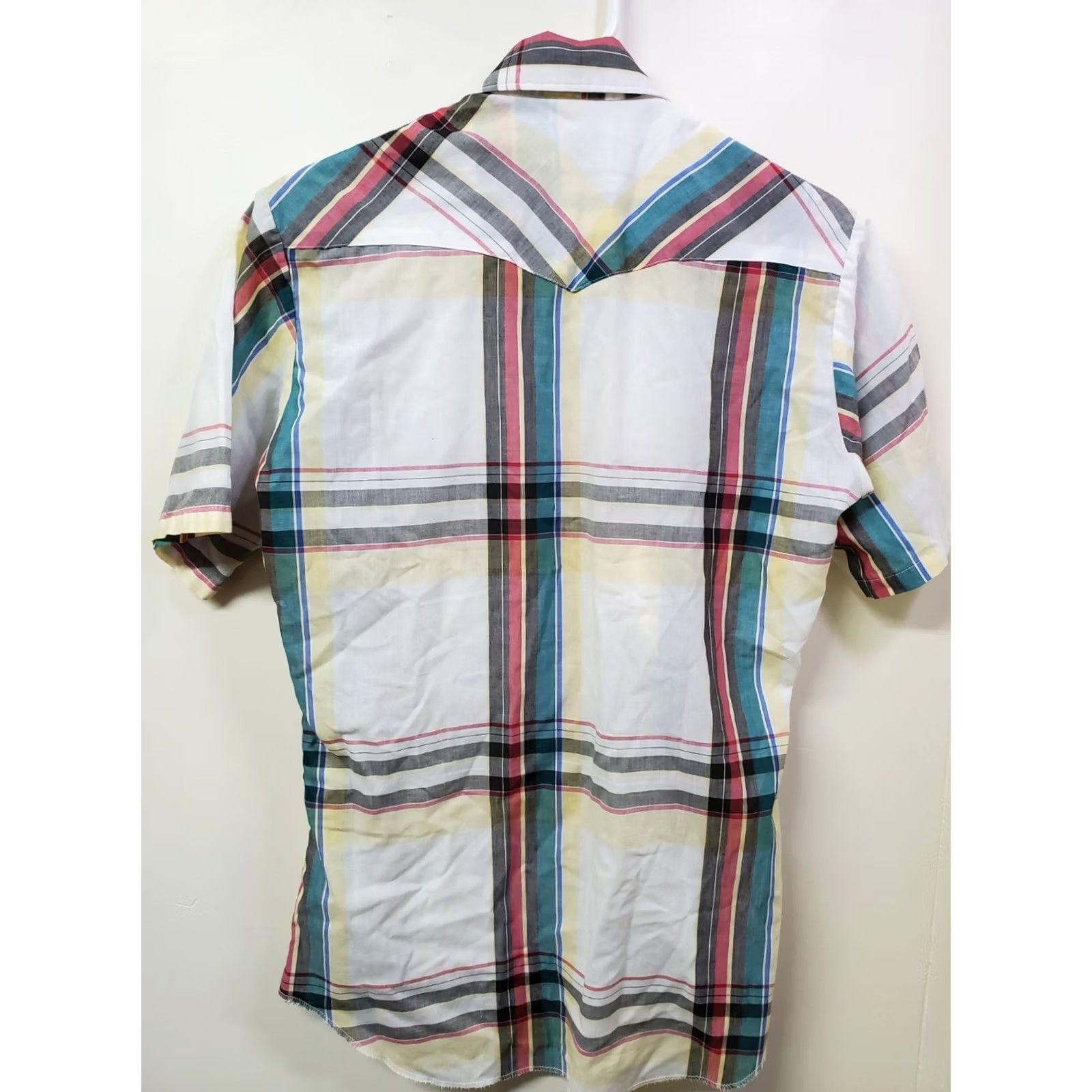 Wrangler VINTAGE Wrangler Western Shirt Men’s Small Short Sleeve Pearl Snap Pockets Size US S / EU 44-46 / 1 - 5 Thumbnail