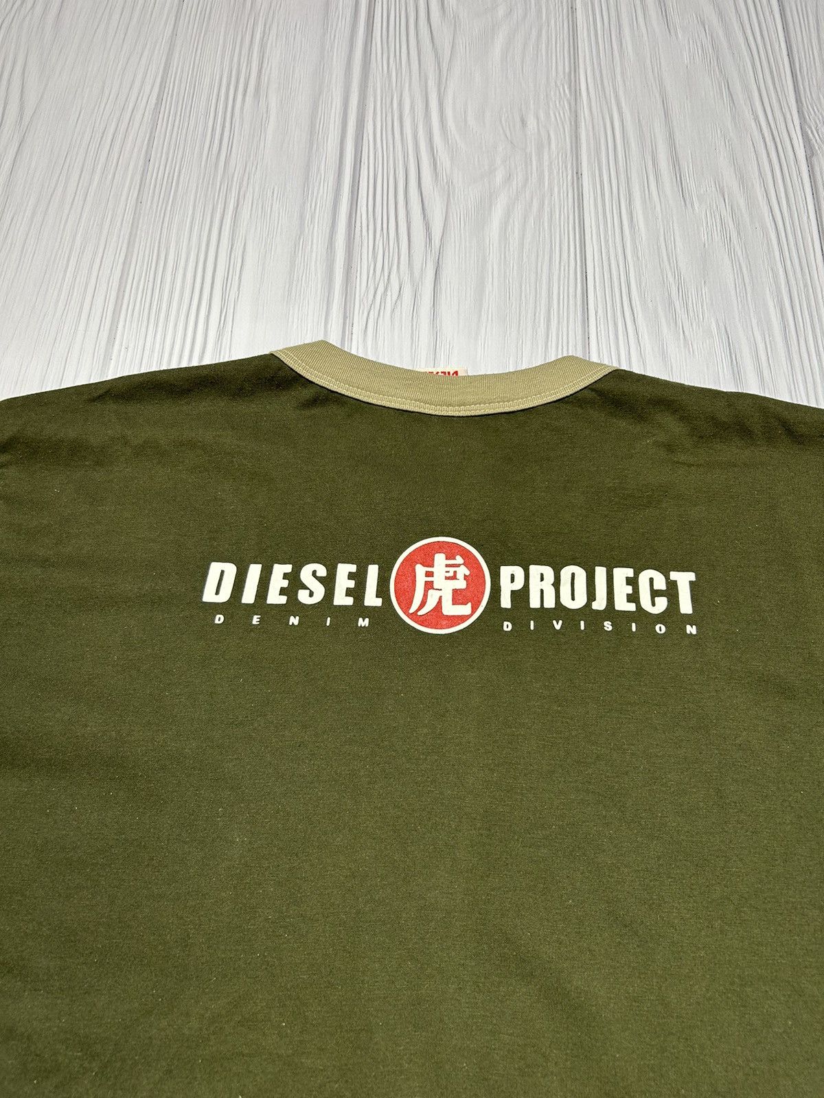 Diesel 🇯🇵 Vintage 90s Diesel Project Japan Big logo t-shirt Rare Size US XL / EU 56 / 4 - 12 Thumbnail