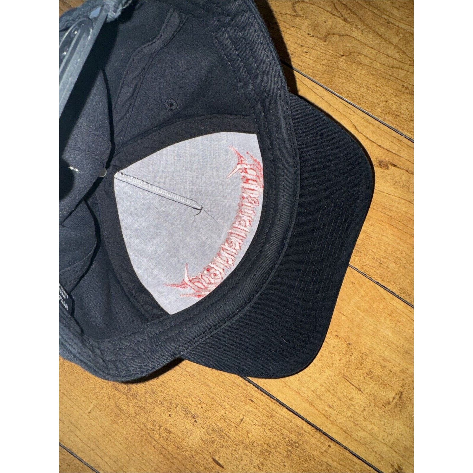 Metallica × Vintage Burn Down Eden Metal Band Hat Black SnapBack Adjustable Size ONE SIZE - 4 Thumbnail