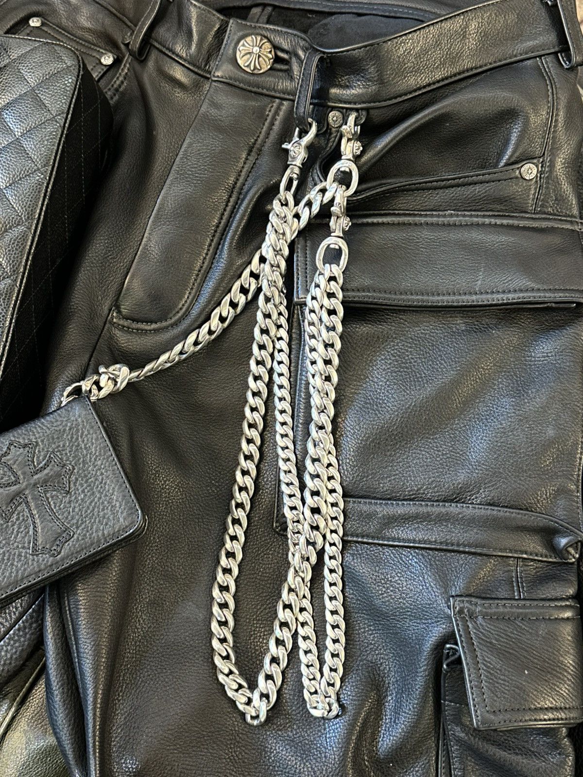 Chrome Hearts CHROME HEARTS 1-1 CUSTOM DOUBLE WALLET CHAIN Size ONE SIZE - 6 Thumbnail