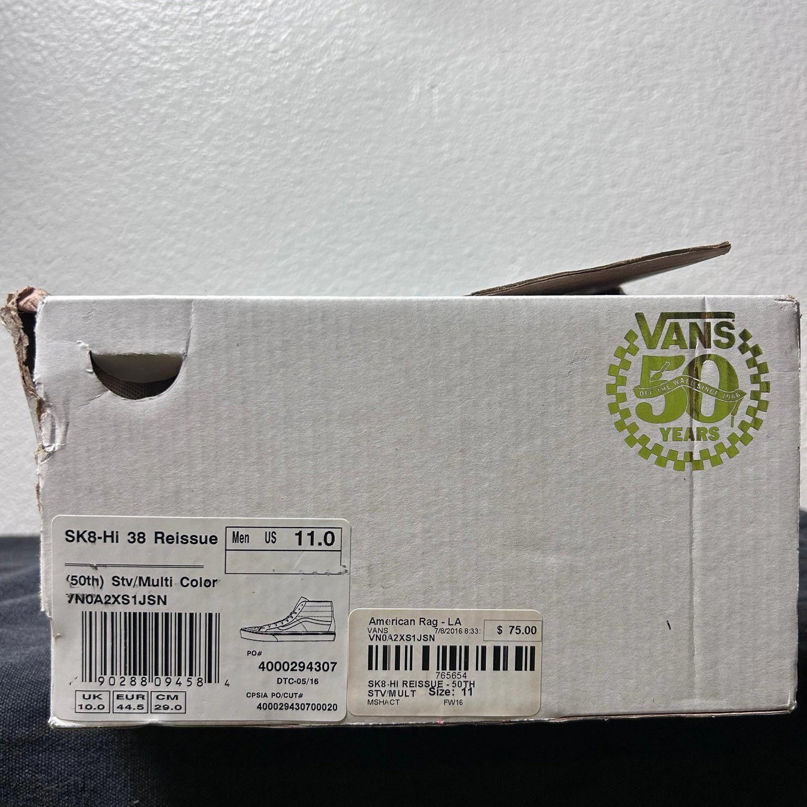 Vans Vans SK8-Hi 38 Reissue – 50th Anniversary Size US 11 / EU 44 - 8 Thumbnail