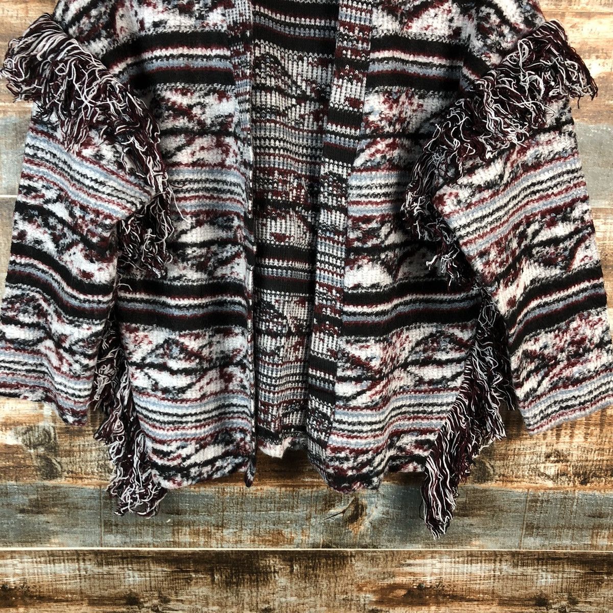 Japanese Brand Japan vintage fur shaggy navajo Cardigan Knitwear #2494 Size US M / EU 48-50 / 2 - 3 Thumbnail