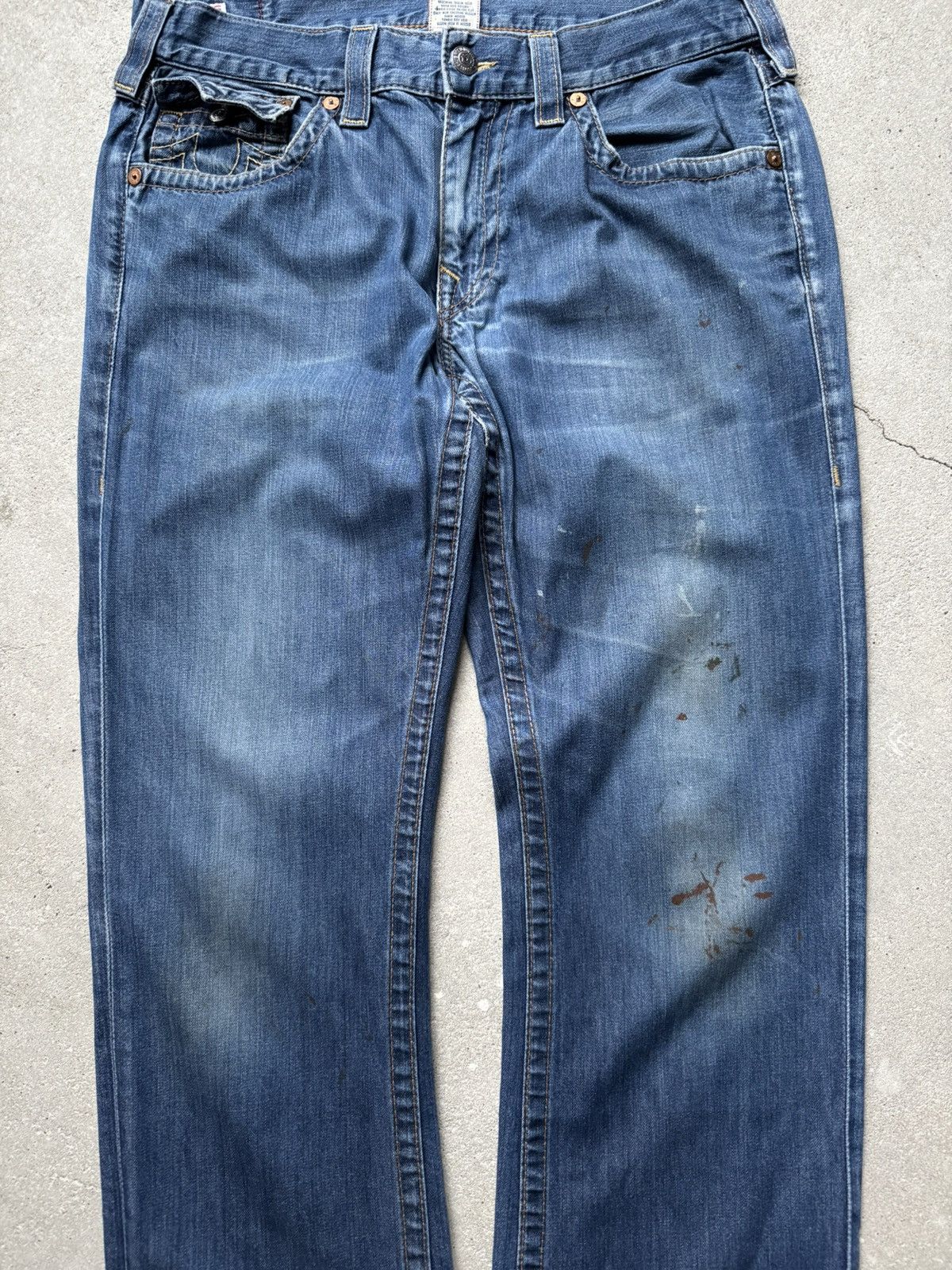 True Religion Vintage True Religion Denim Jeans Baggy Size US 34 / EU 50 - 5 Thumbnail
