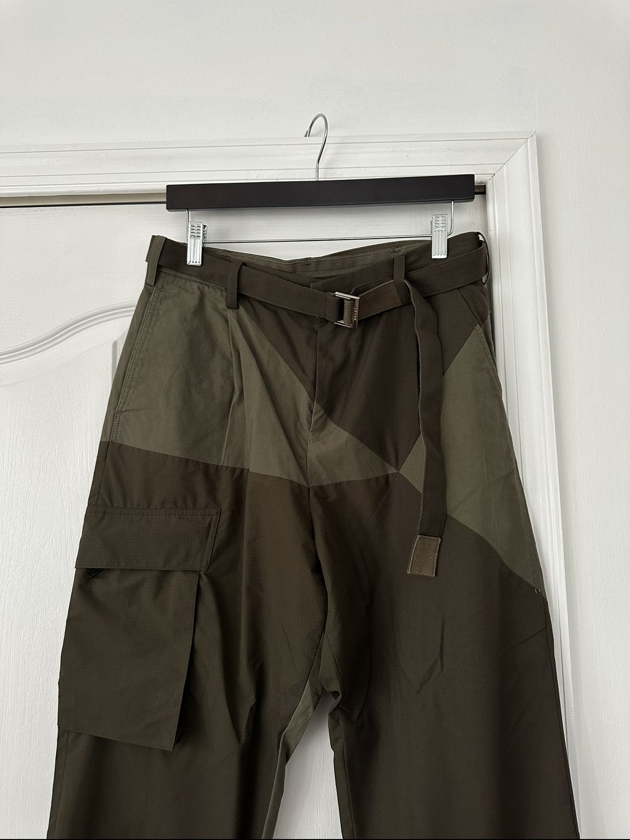 sacai Hank Willis Thomas Solid Mix Pants