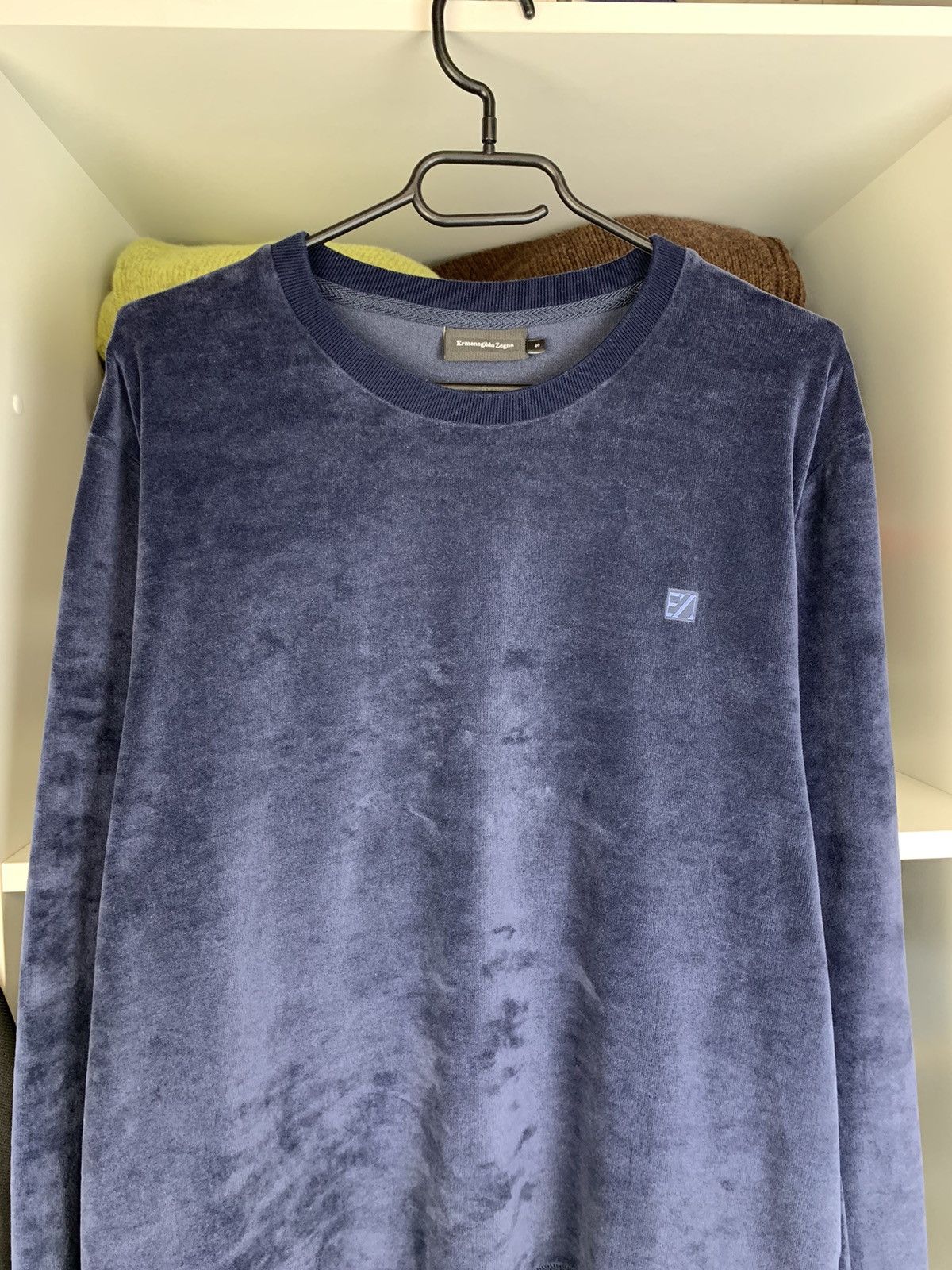 Ermenegildo Zegna Ermenegildo Zegna Velour Sweatshirt Size US S / EU 44-46 / 1 - 2 Thumbnail
