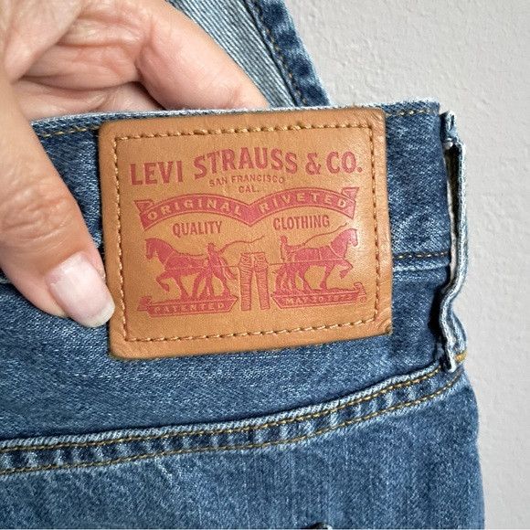 Levi's Levi's Heritage Straight Leg Distressed Overalls - S Size 29" - 7 Thumbnail