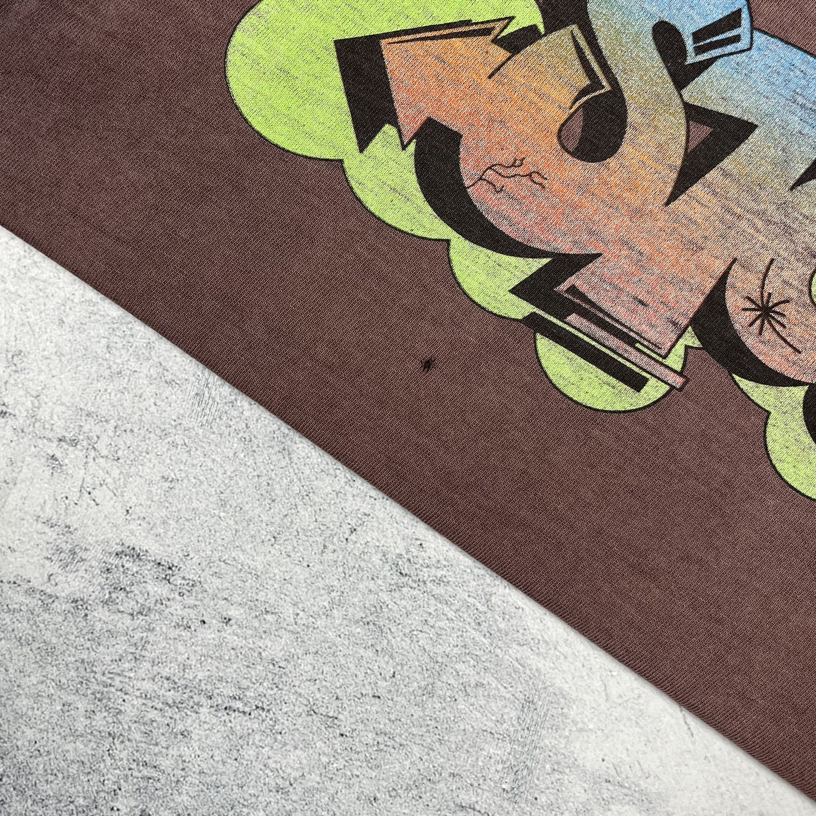 Stussy Vintage Stussy Graffiti Sunfaded Brown T Shirt 2000’s Size US L / EU 52-54 / 3 - 12 Thumbnail