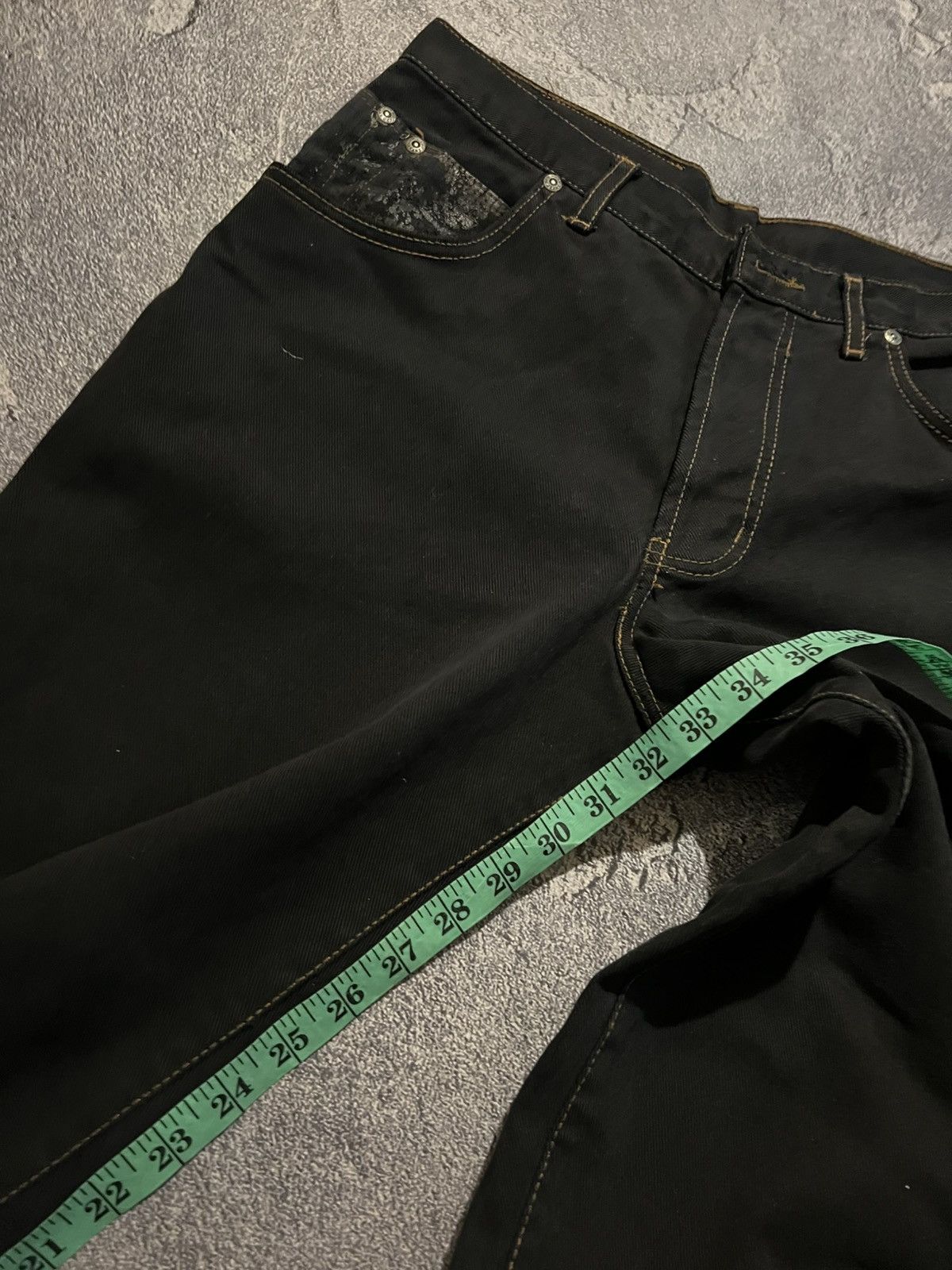 Japanese Brand Hysteric Glamour Style / Sexy Destroyed Baggy Y2K / Vintage Size US 32 / EU 48 - 10 Thumbnail