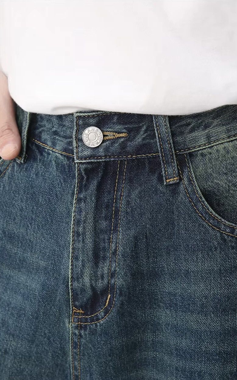 Japanese Brand Vintage Blue Denim Short Size US 30 / EU 46 - 6 Thumbnail
