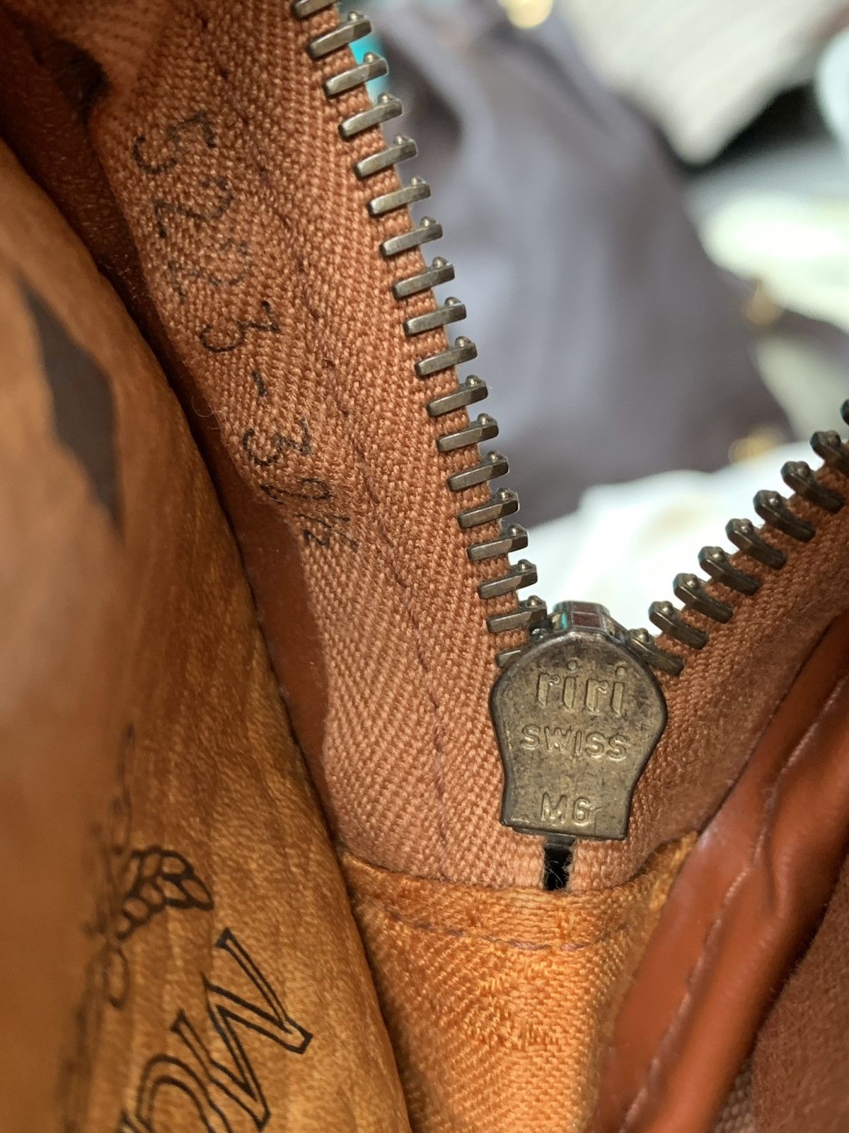 MCM × Vintage VINTAGE MCM VISETOS COGNAC MONOGRAM LEATHER BACKPACK Size ONE SIZE - 6 Thumbnail
