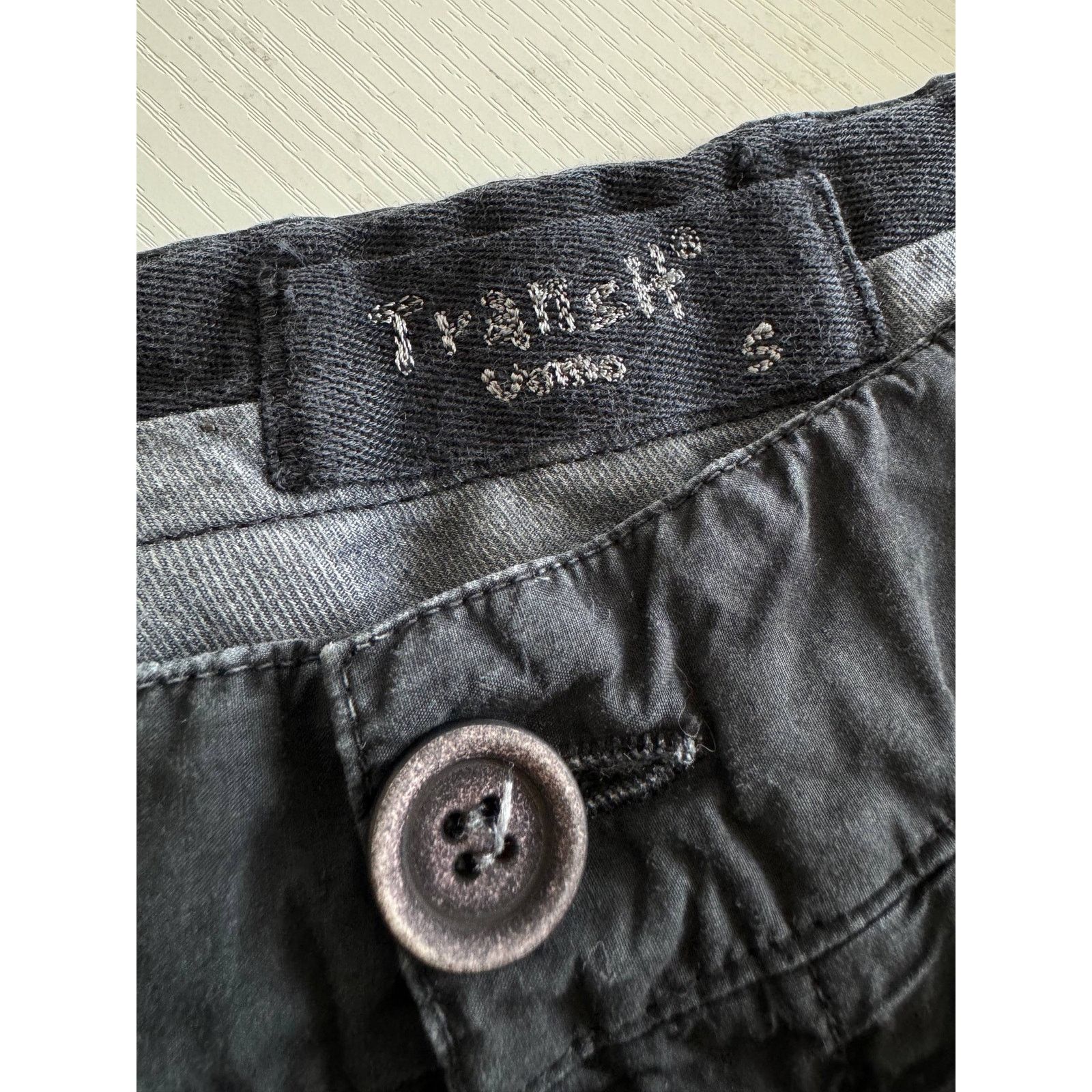 Transit Transit Uomo Garment Dyed Shorts Black Size US 31 - 7 Thumbnail