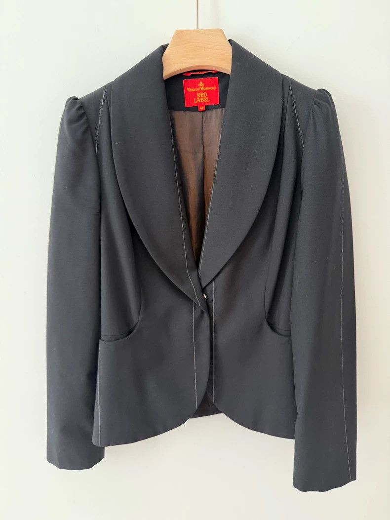 Other Vivienne Westwood Black striped brocade collar suit Size S / US 4 / IT 40 - 4 Thumbnail