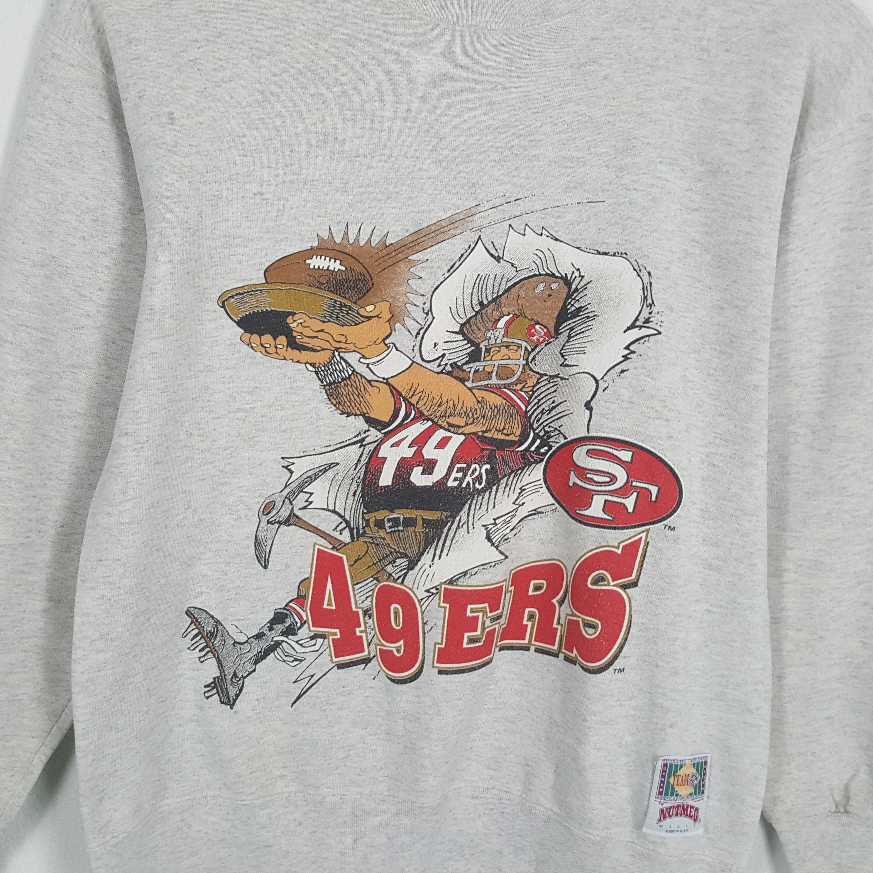 NFL × Vintage SAN FRANCISCO 45ERS NFL Football Team Vintage Sweatshirt Size US M / EU 48-50 / 2 - 2 Thumbnail
